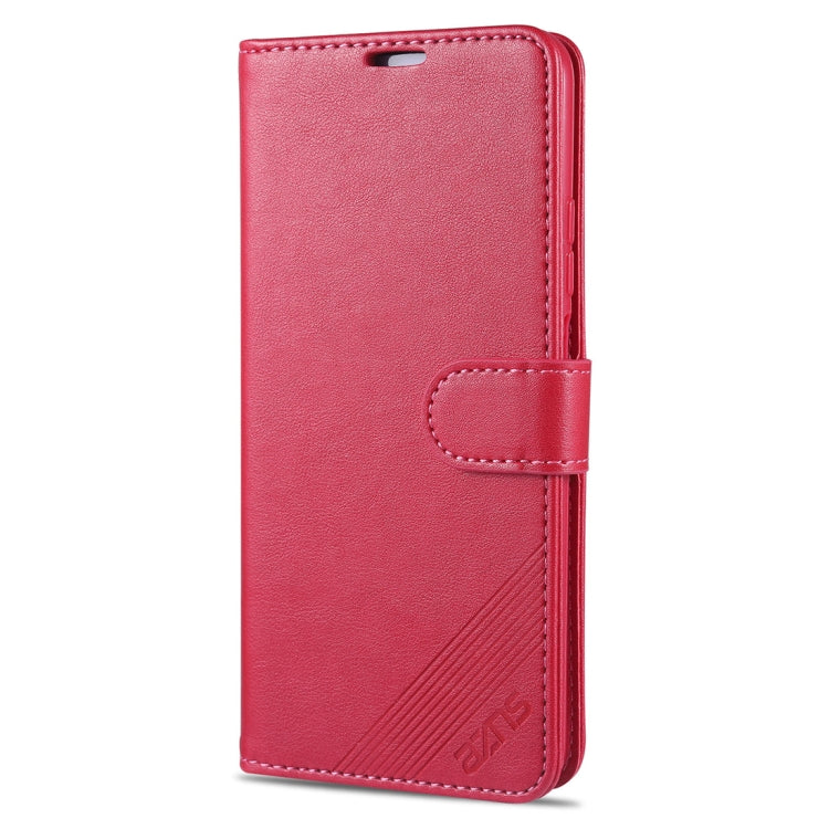 For Huawei Honor Play4 AZNS Sheepskin Texture Horizontal Flip Leather Case with Holder & Card Slots & Wallet(Red) - Honor Cases by AZNS | Online Shopping UK | buy2fix