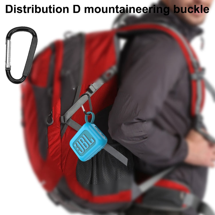 For JBL Go 4 Wireless Bluetooth Speaker Silicone Protective Case(White) - Protective Case by buy2fix | Online Shopping UK | buy2fix