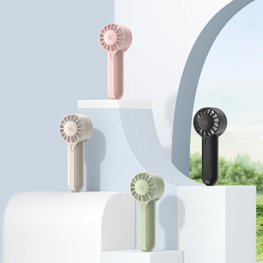 USAMS ZB288 Portable Type-C Rechargeable High Speed Handheld Mini Fan(Beige) by USAMS