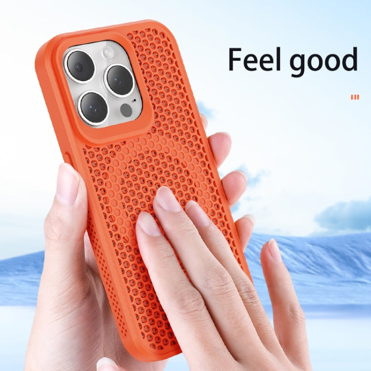 For iPhone 14 Pro Max MagSafe Magnetic Heat Dissipation Phone Case(Orange) - iPhone 14 Pro Max Cases by buy2fix | Online Shopping UK | buy2fix