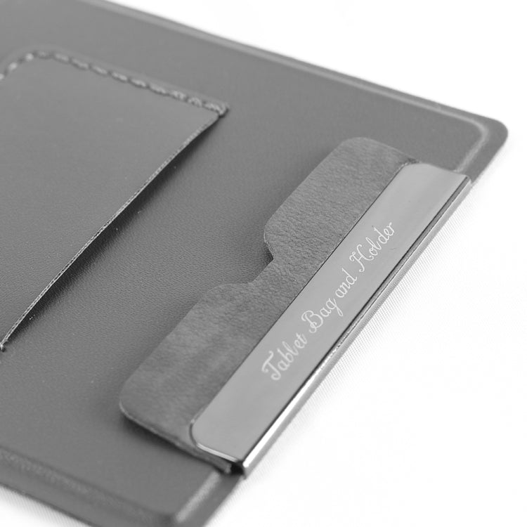 PU Leather Ultra Thin Folding Phone Holder(Dark Blue) - Desktop Holder by buy2fix | Online Shopping UK | buy2fix