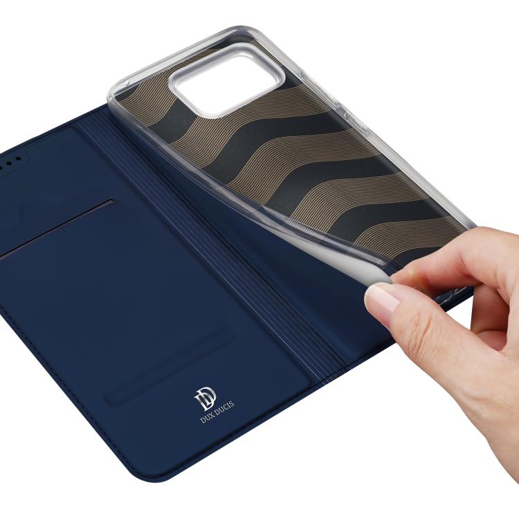 For ASUS Zenfone 12 Ultra DUX DUCIS Skin Pro Series Flip Leather Phone Case(Blue) - ASUS Cases by DUX DUCIS | Online Shopping UK | buy2fix