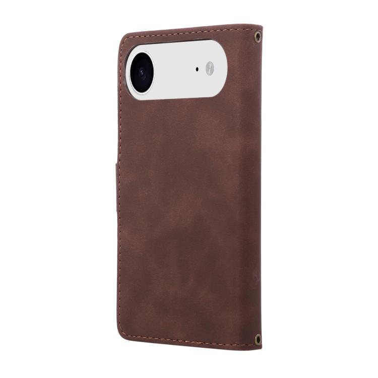 For iPhone Air Multifunctional Multi-Card Wallet Phone Leather Case(Coffee) - iPhone Air Cases by buy2fix | Online Shopping UK | buy2fix