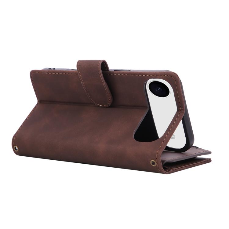 For iPhone Air Multifunctional Multi-Card Wallet Phone Leather Case(Coffee) - iPhone Air Cases by buy2fix | Online Shopping UK | buy2fix