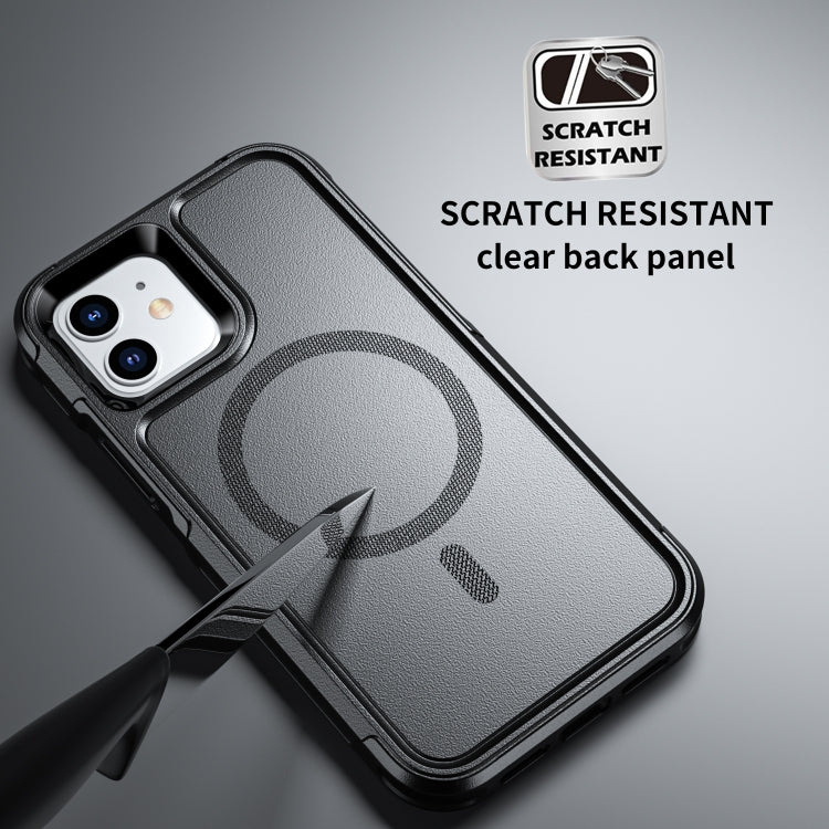 For iPhone 12 / 12 Pro RedPepper Armor Magsafe PC Hybrid TPU Phone Case(Black) by RedPepper