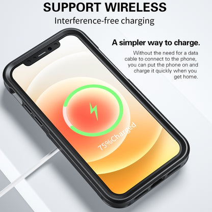 For iPhone 12 / 12 Pro RedPepper Armor Magsafe PC Hybrid TPU Phone Case(Black) by RedPepper