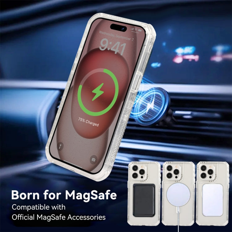 For iPhone 15 Dreamland MagSafe Magnetic 3 in 1 TPU + PC Phone Case(Transparent) - iPhone 15 Cases by buy2fix | Online Shopping UK | buy2fix