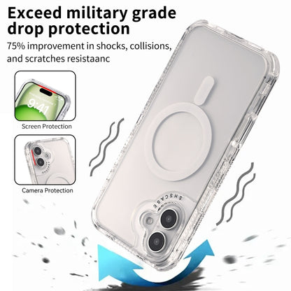 For iPhone 16 Dreamland MagSafe Magnetic 3 in 1 TPU + PC Phone Case(Transparent) by buy2fix