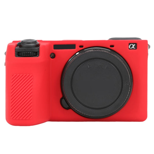 For Sony ILCE-6700 / A6700 Glossy Soft Silicone Protective Case(Red) by buy2fix
