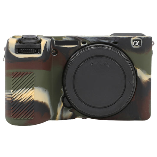 For Sony ILCE-6700 / A6700 Glossy Soft Silicone Protective Case(Camouflage) by buy2fix
