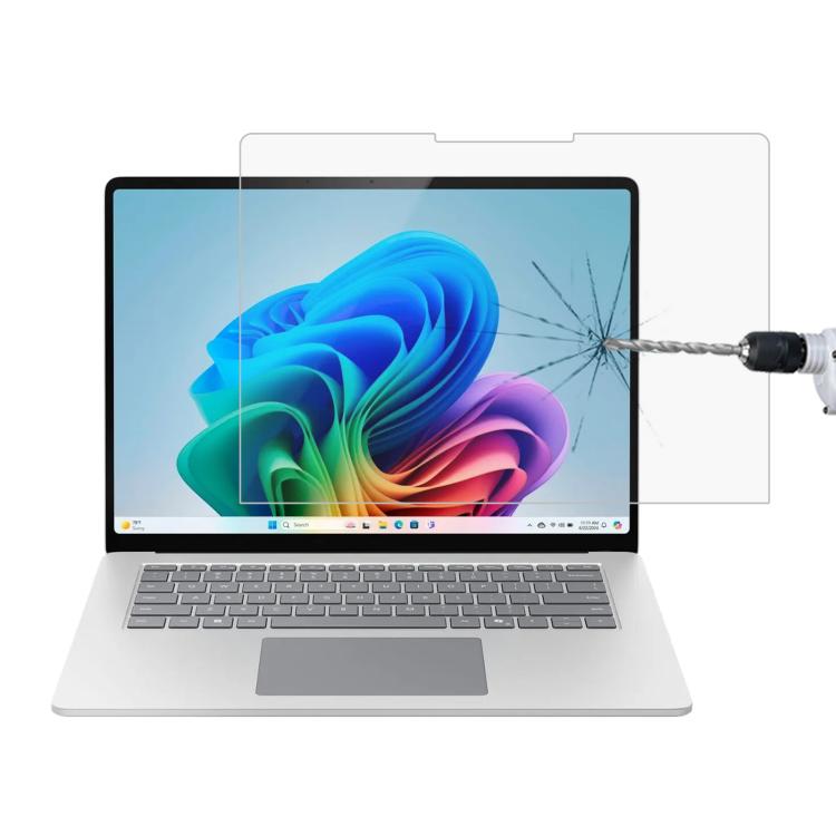 For Microsoft Surface Laptop 7 15 inch 9H 0.3mm Explosion-proof Tempered Glass Film - Screen Protection Film by buy2fix | Online Shopping UK | buy2fix