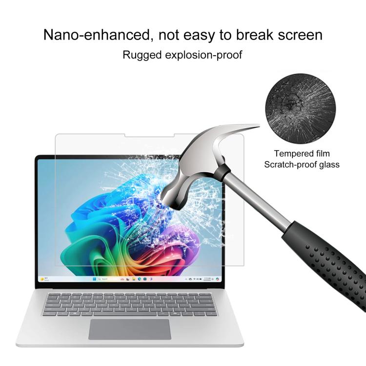 For Microsoft Surface Laptop 7 15 inch 25pcs 9H 0.3mm Explosion-proof Tempered Glass Film - Screen Protection Film by buy2fix | Online Shopping UK | buy2fix