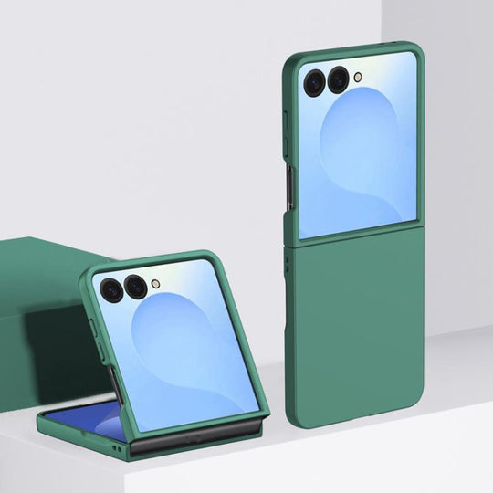 For Galaxy Z Flip8 5G Skin Feel PC Full Coverage Shockproof Phone Case(Forest Green)
