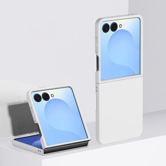 For Galaxy Z Flip8 5G Skin Feel PC Full Coverage Shockproof Phone Case(White)