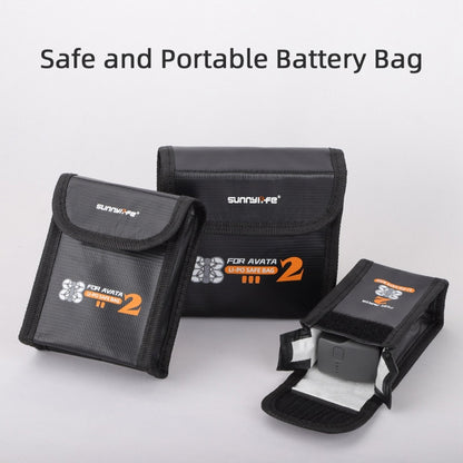 For DJI Avata 2 Sunnylife Battery Explosion-proof Safe Bag Protective Li-Po Safe Bag(For 1pc Battery) -  by Sunnylife | Online Shopping UK | buy2fix