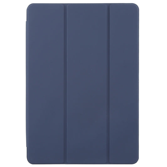 For Huawei MatePad Pro 11 2022/2024 Tri-fold Silicone Leather Tablet Case(Dark Blue) by buy2fix