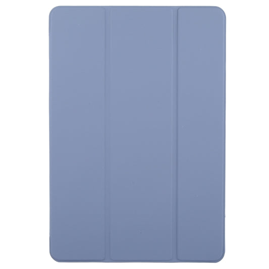 For Huawei MatePad Pro 11 2022/2024 Tri-fold Silicone Leather Tablet Case(Lavender) by buy2fix