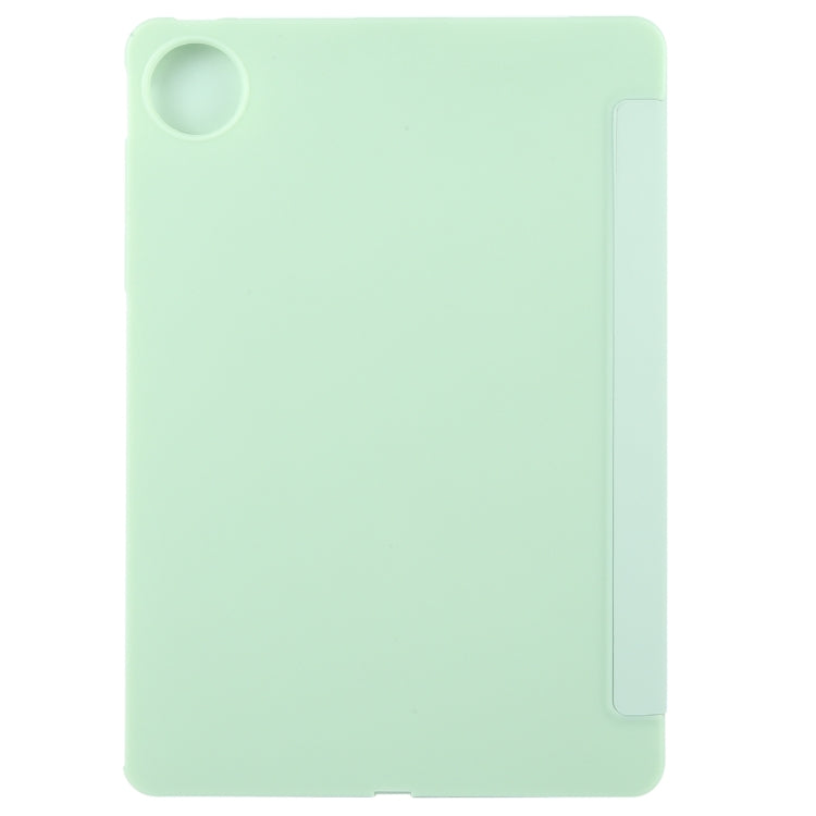 For Huawei MatePad Pro 11 2022/2024 Tri-fold Silicone Leather Tablet Case(Green) - Huawei by buy2fix | Online Shopping UK | buy2fix