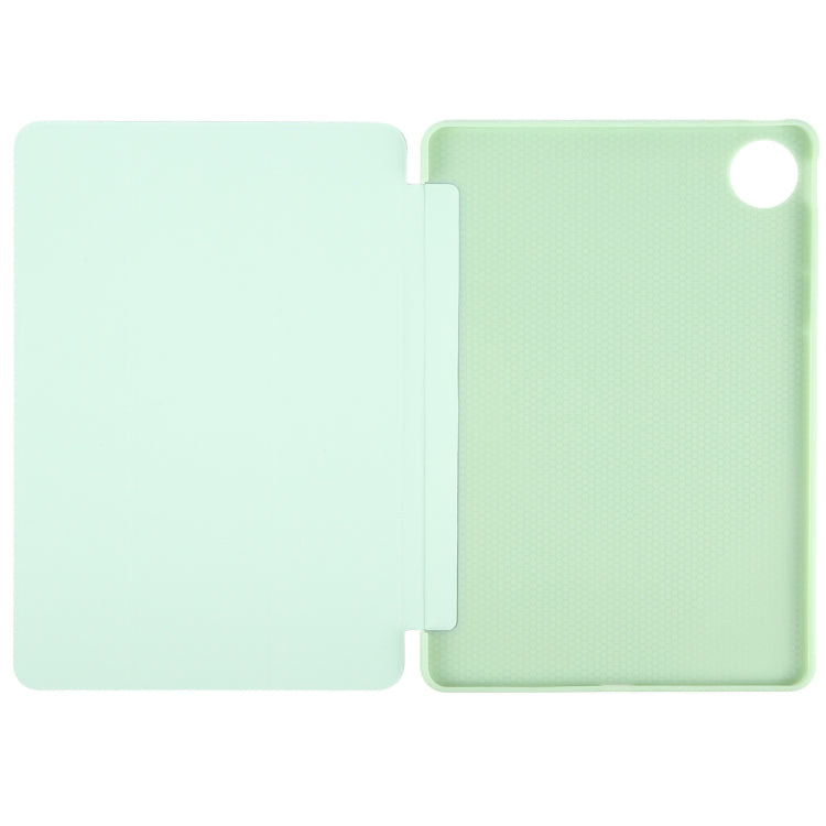 For Huawei MatePad Pro 11 2022/2024 Tri-fold Silicone Leather Tablet Case(Green) - Huawei by buy2fix | Online Shopping UK | buy2fix