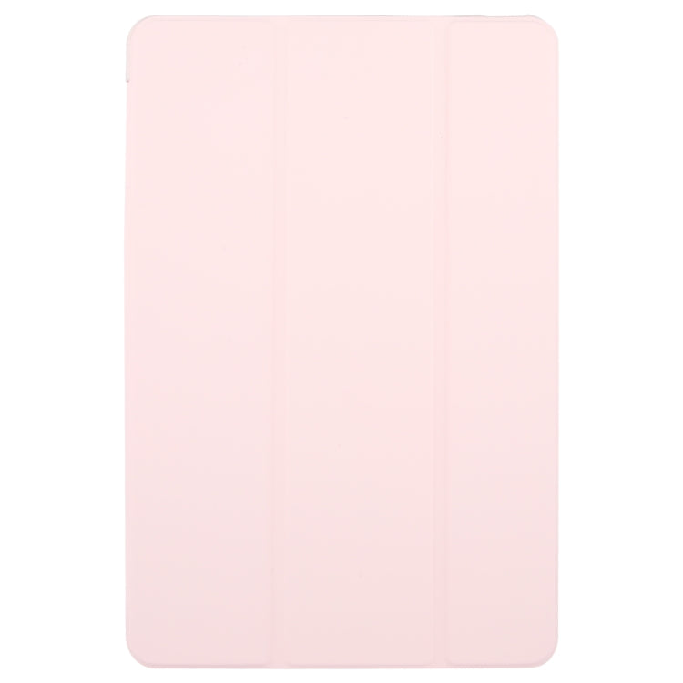 For Huawei MatePad SE 11 2024 Tri-fold Silicone Leather Tablet Case(Pink) - Huawei by buy2fix | Online Shopping UK | buy2fix