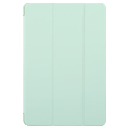 For Huawei MatePad SE 11 2024 Tri-fold Silicone Leather Tablet Case(Green) by buy2fix