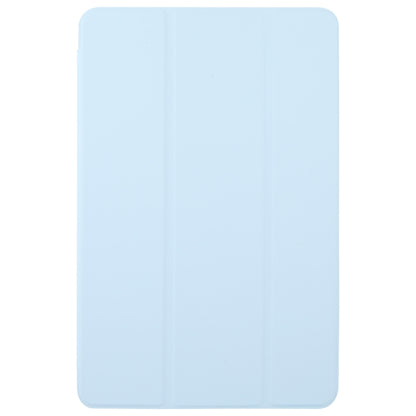 For Huawei MatePad SE 11 2024 Tri-fold Silicone Leather Tablet Case(Ice Blue) by buy2fix