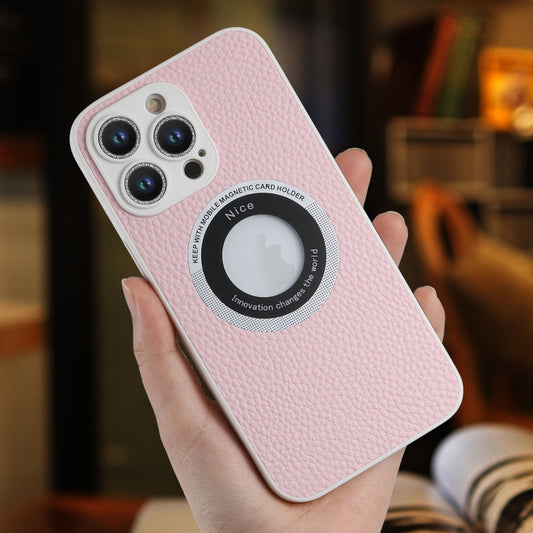 For iPhone 15 Plus Litchi Texture MagSafe TPU Full Coverage Shockproof Phone Case(Orange) by buy2fix
