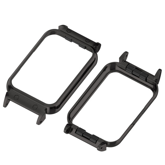 For Samsung Galaxy Fit 3 18mm Metal Frame Watch Protective Case(Black) by buy2fix