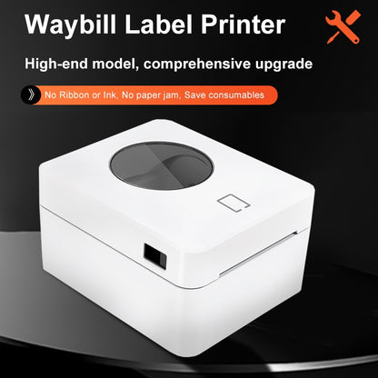 ZJ-9250 100x150mm USB Thermal Label Printer, Plug:UK Plug(White) - Printer by buy2fix | Online Shopping UK | buy2fix