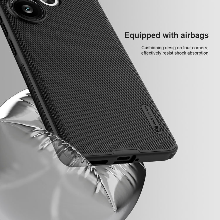 For Xiaomi Redmi Turbo 3 NILLKIN Frosted Shield Pro PC + TPU Phone Case(Black) - Xiaomi Cases by NILLKIN | Online Shopping UK | buy2fix