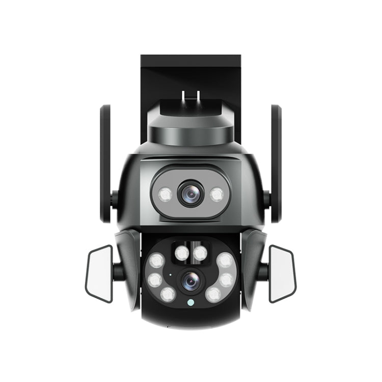 Q821 4MP Binocular Zoom Dual Light Source Outdoor IP67 Waterproof WiFi Camera(AU Plug) by buy2fix