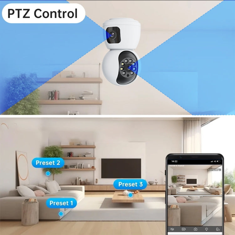 Y6203 4MP Zoom HD Indoor Waterproof Smart WiFi Camera, Specification:EU Plug(White) - Wireless Camera by buy2fix | Online Shopping UK | buy2fix