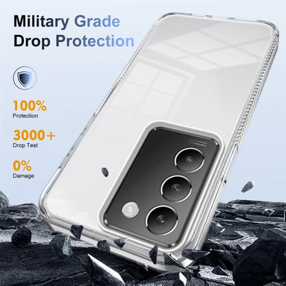 For vivo Y100 IDN 2024 2.5mm Anti-slip Clear Acrylic Hybrid TPU Phone Case(Transparent) - vivo Cases by buy2fix | Online Shopping UK | buy2fix