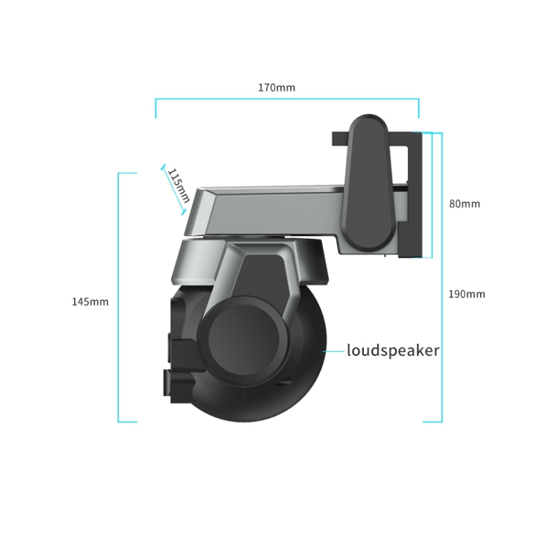 CF-Q812ES 5MP Two-way Voice Outdoor IP66 Waterproof WiFi Camera, Plug Type:UK Plug(Grey) by buy2fix