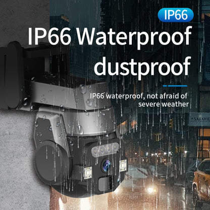 CF-Q812ES 5MP Two-way Voice Outdoor IP66 Waterproof WiFi Camera, Plug Type:UK Plug(Grey) by buy2fix
