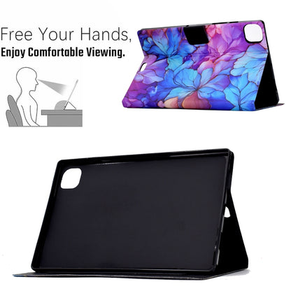 For iPad Pro 11 2024 Voltage Painted Smart Leather Tablet Case(Petals) - iPad Pro 11 2024 Cases by buy2fix | Online Shopping UK | buy2fix