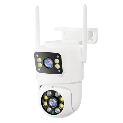 Q8216 4MP Two-way Voice Outdoor IP66 Waterproof WiFi Camera, Plug Type:UK Plug(White) - Dome Camera by buy2fix | Online Shopping UK | buy2fix