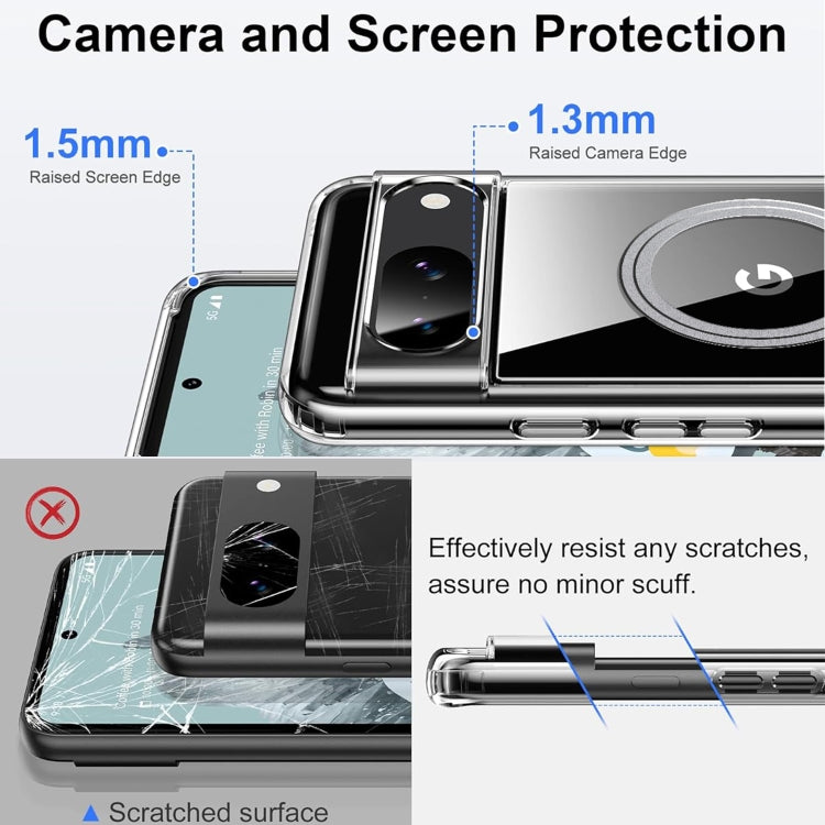 For Google Pixel 9 Pro XL Transparent Frosted MagSafe Phone Case by buy2fix