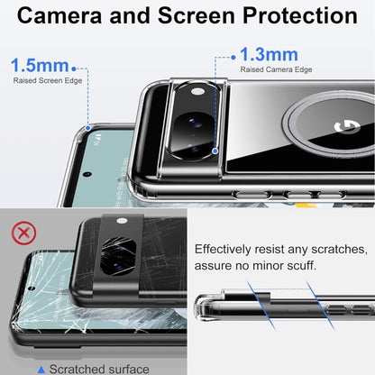 For Google Pixel 9 Pro XL Transparent Frosted MagSafe Phone Case by buy2fix