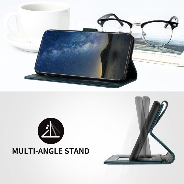 For iPhone 17 Datura Flower Embossed Flip Leather Phone Case(Dark Green) - iPhone 17 Cases by buy2fix | Online Shopping UK | buy2fix