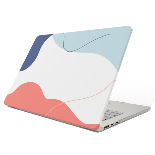 For MacBook Air 13.6 2025 / 2022 / 2023 UV Printed Pattern Laptop Frosted Protective Case(DDC-338)