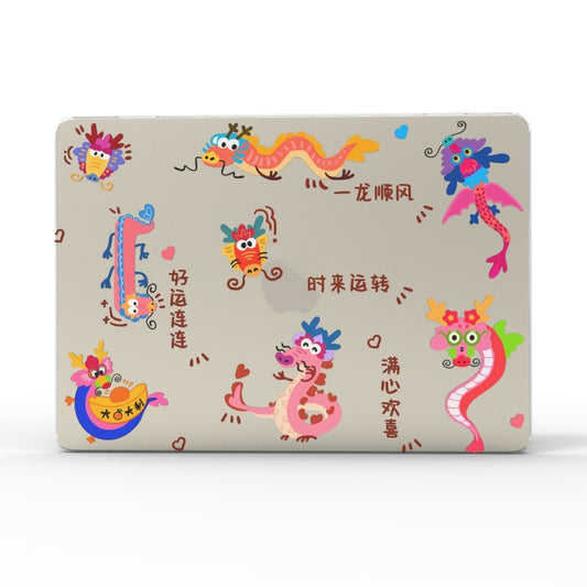 For MacBook Pro 14.2 A2992/A2918/A2779/A2442 UV Printed Pattern Laptop Frosted Protective Case(DDC-1683) by buy2fix