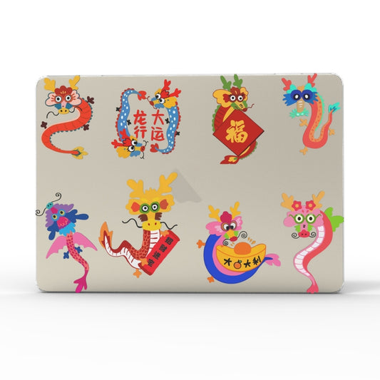 For MacBook Air 15 M2 A2941 / M3 A3114 UV Printed Pattern Laptop Frosted Protective Case(DDC-1677) by buy2fix