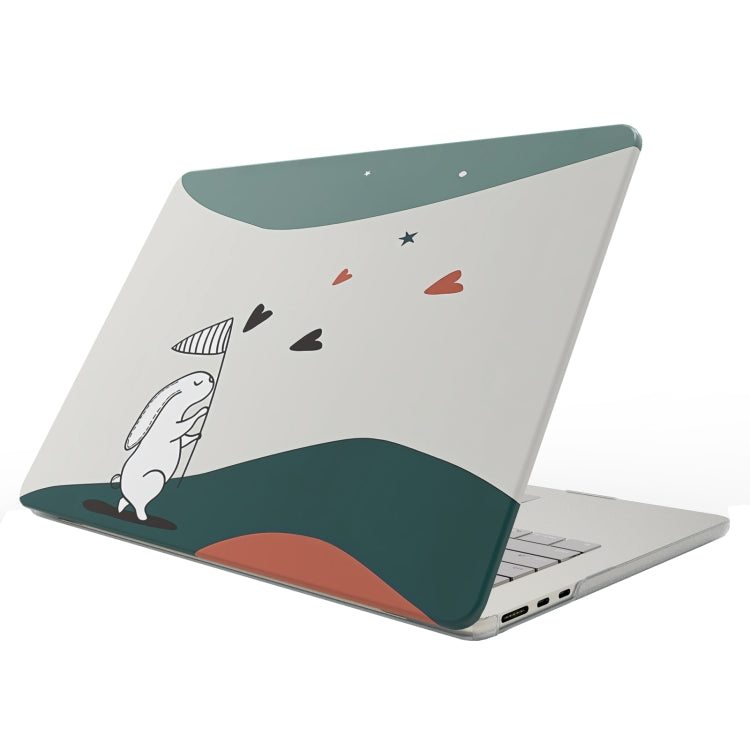 For MacBook Pro 15.4 Retina A1398 UV Printed Pattern Laptop Frosted Protective Case(DDC-114) - MacBook Cases by buy2fix | Online Shopping UK | buy2fix