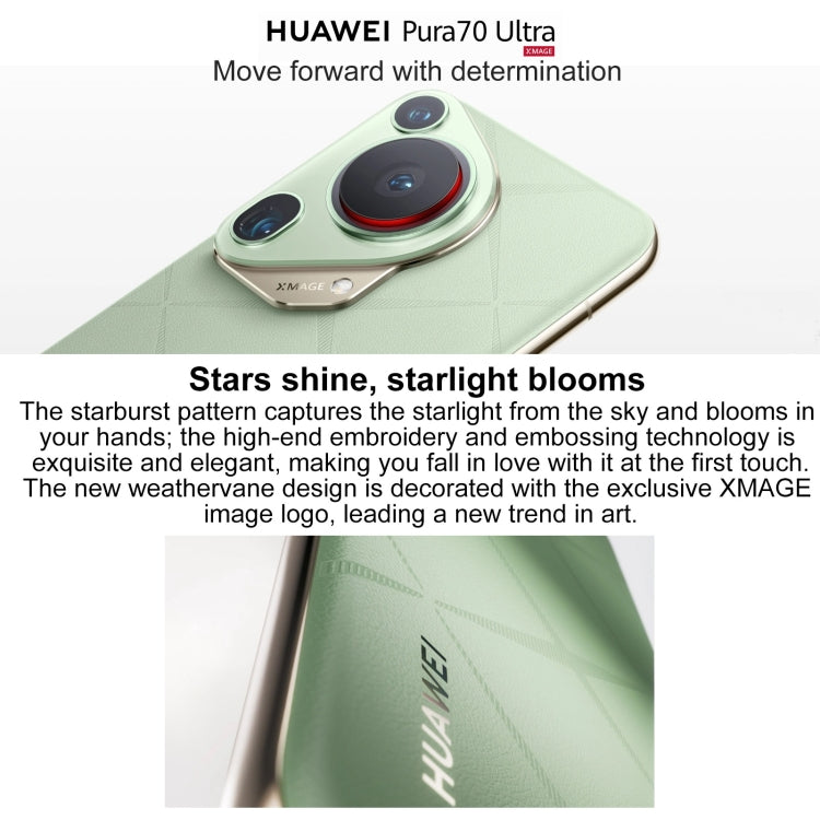 HUAWEI Pura 70 Ultra, 16GB+512GB, Screen Fingerprint Identification, 6.8 inch HarmonyOS 4.2 Kirin 9010 Octa Core up to 2.3GHz, NFC, OTG, Not Support Google Play(Green) - Huawei Mate & P by Huawei | Online Shopping UK | buy2fix