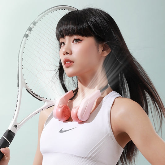 MF089 Speedy Neck Band Electric Fan(Pink) by buy2fix