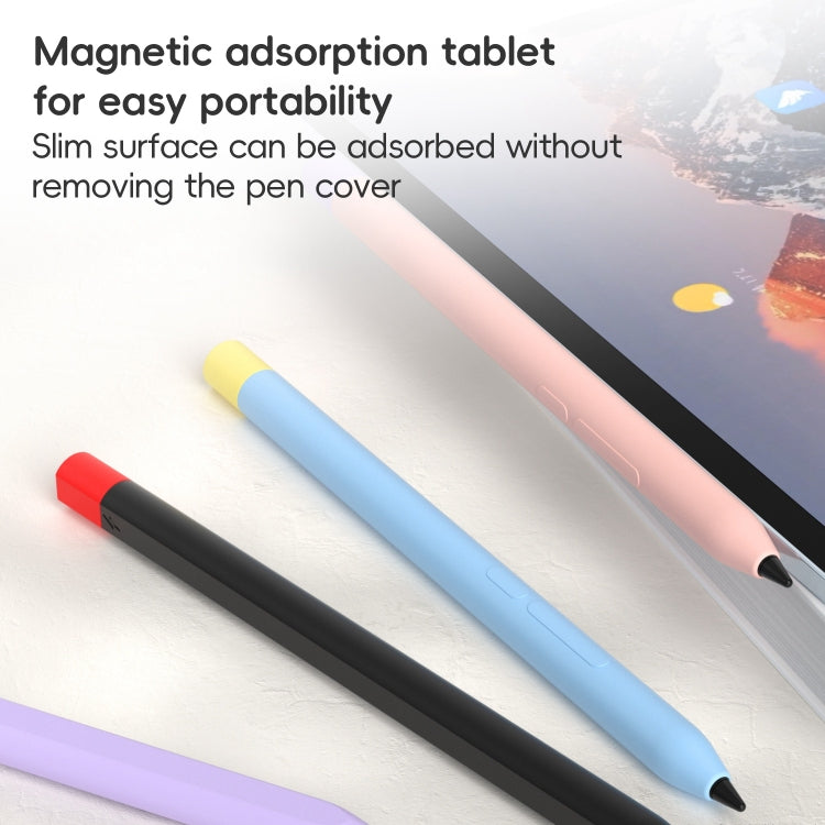 For Xiaomi Focus Pen III Stylus Pen Contrast Color Silicone Protective Case(Sky Blue) - Pencil Accessories by buy2fix | Online Shopping UK | buy2fix