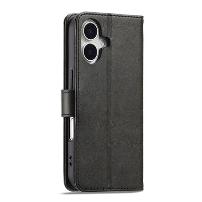 LC.IMEEKE Calf Texture Horizontal Flip Leather Case For iPhone 17(Black) - iPhone 17 Cases by LC.IMEEKE | Online Shopping UK | buy2fix