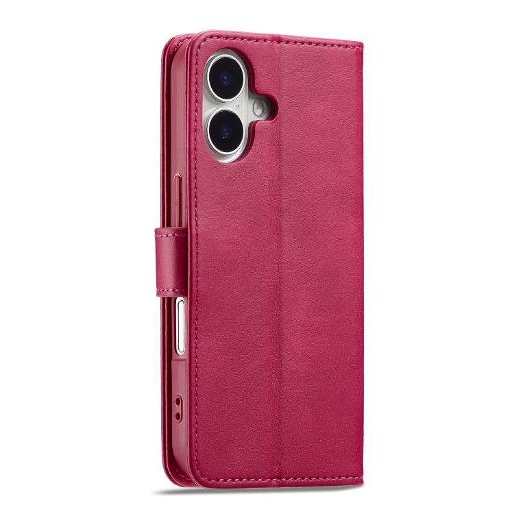 LC.IMEEKE Calf Texture Horizontal Flip Leather Case For iPhone 17(Red) - iPhone 17 Cases by LC.IMEEKE | Online Shopping UK | buy2fix