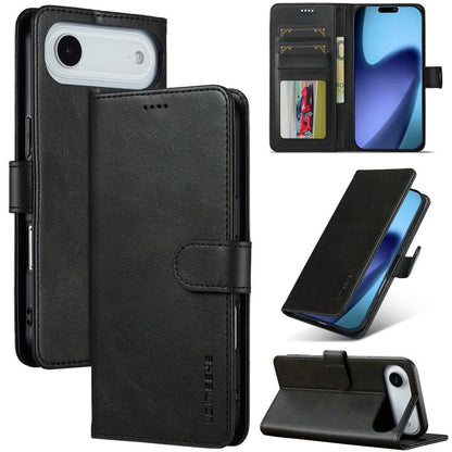 LC.IMEEKE Calf Texture Horizontal Flip Leather Case For iPhone 17 Air(Black) - iPhone 17 Air Cases by LC.IMEEKE | Online Shopping UK | buy2fix